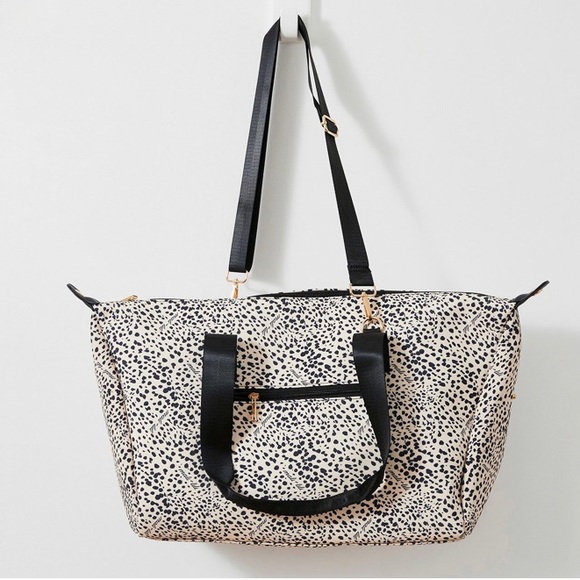 Weekender Bag | Mali & Lili | Leopard Print | NEW - Picture 2 of 4